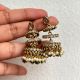 Handmade Brass Metal Jewellery Pearl Layer Jhumka Earrings